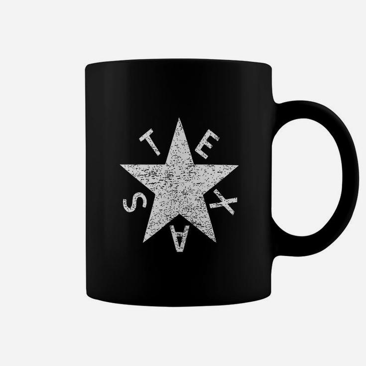 Vintage Retro Texas History Star Flag Coffee Mug