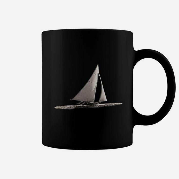 Vintage Sail Boat Nautical Dad Sailing Coffee Mug