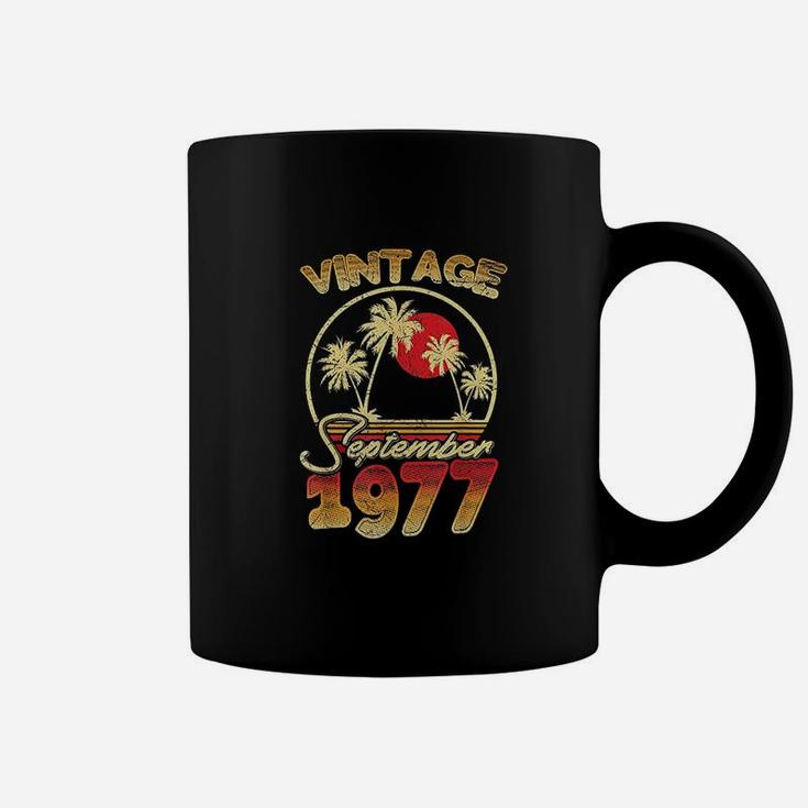 Vintage Sept 1977 Classic Birthday Vacation Gift  Coffee Mug