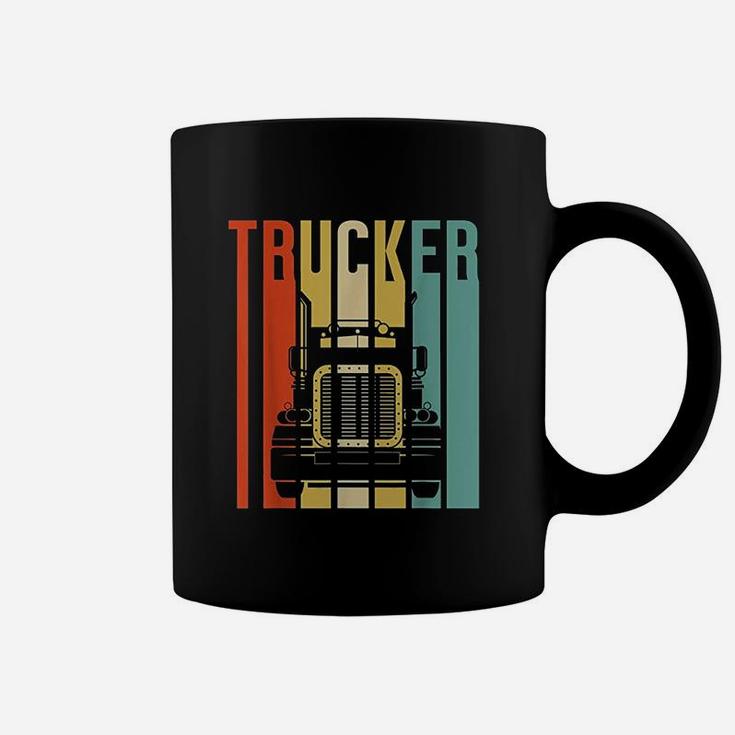 Vintage Silhouette Trucker Coffee Mug