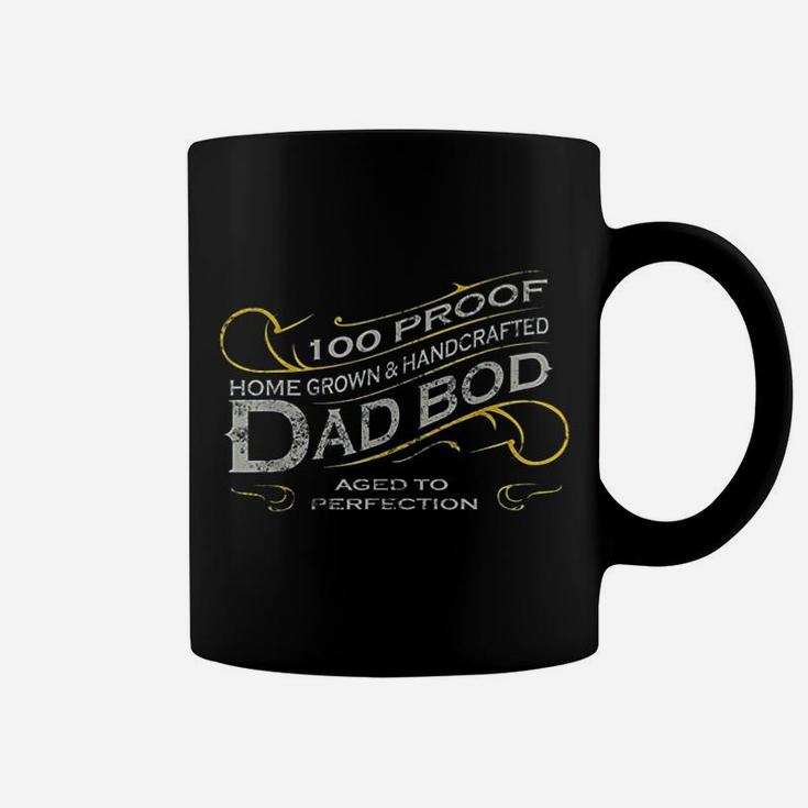 Vintage Whiskey Label Dad Bod Funny New Father Gift Coffee Mug