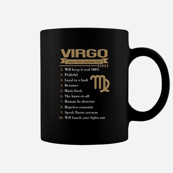 Virgo Queens, Virgo Kings, Virgo Facts T Shirts Coffee Mug