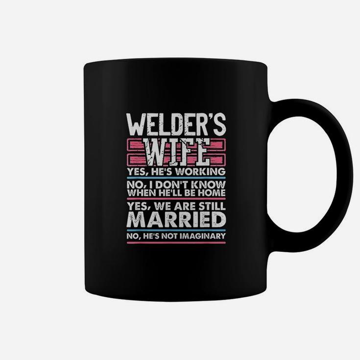 Wedding Anniversary Gifts For Her Still Married Welder Wife Coffee Mug