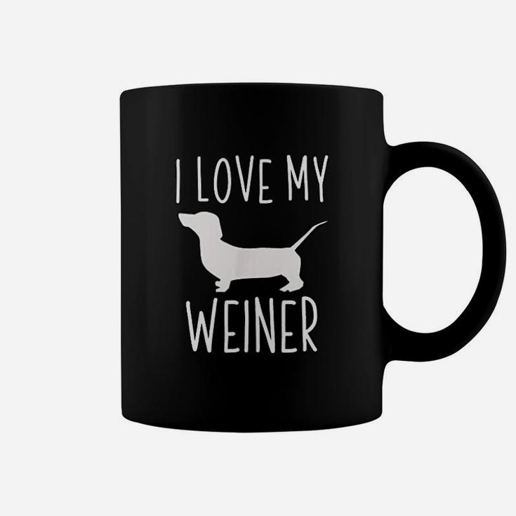 Weiner Dog I Love My Weiner Coffee Mug