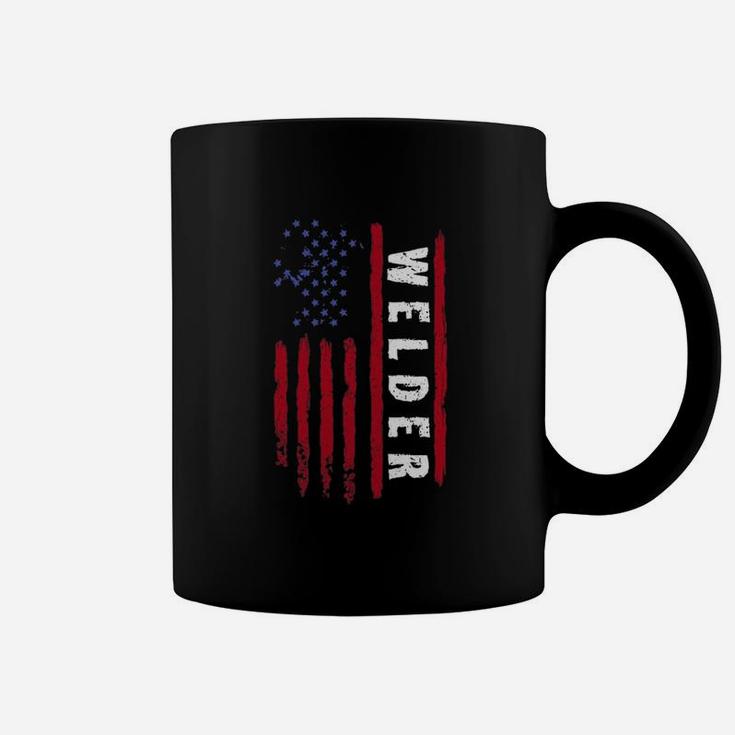 Welding American Welder Flag Usa Funny Gift Coffee Mug