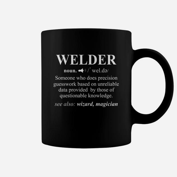 Welding T-shirt Welder Funny Noun Definition Weld Coffee Mug