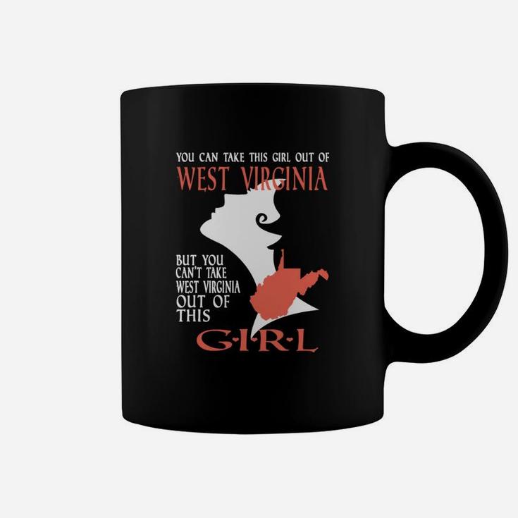 West Virginia Girl Tshirt Coffee Mug