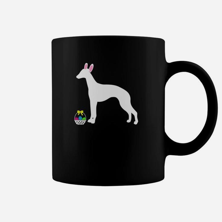 Whippet Easter Bunny Dog Silhouette Coffee Mug