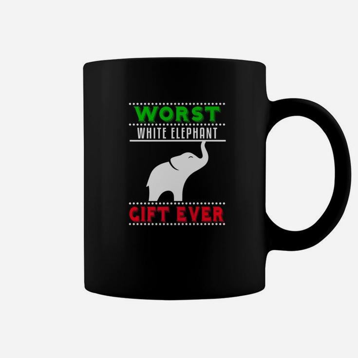 White Elephant Funny Worst Ever Gift Christmas Gifts Coffee Mug