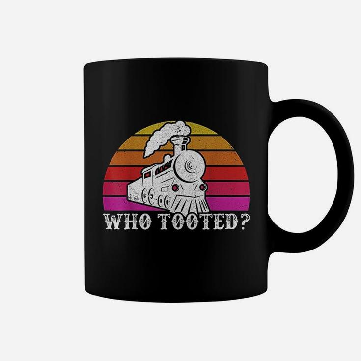 Who Tooted Train Themed Gift Train Collectors Gift Coffee Mug