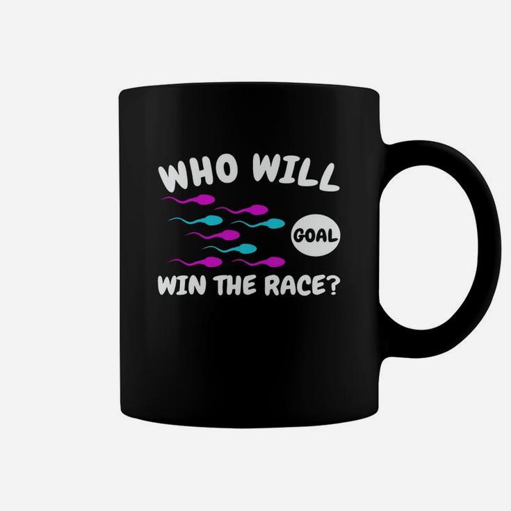Who Will Win The Race - Gender Reveal Clothes Apparel Coffee Mug