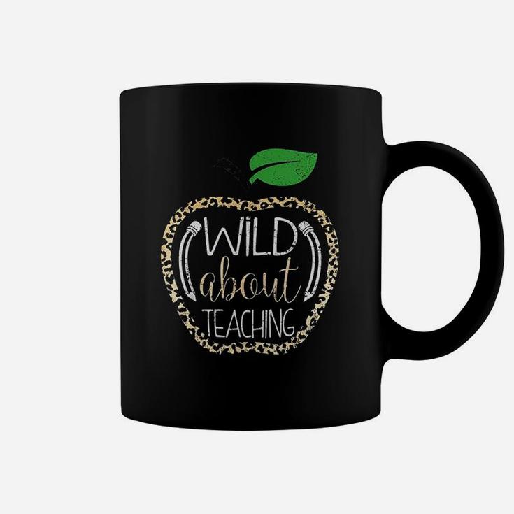 Wild About Teaching Leopard Print School Teacher Coffee Mug