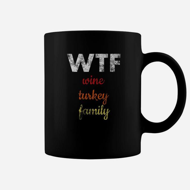 Wine Turkey Family Premium Funny Thanksgiving Family Coffee Mug