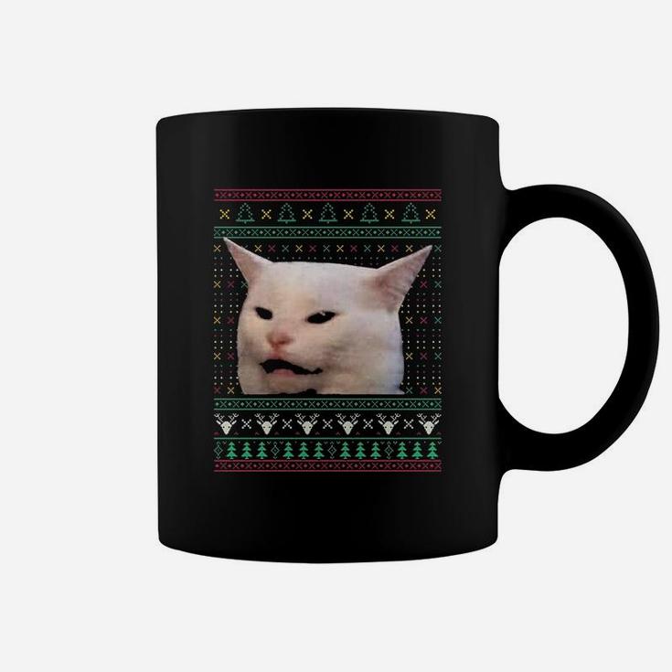 Women Yelling At A Cat Christmas Funny Xmas Meme Gift T-Shirt Women Yelling At A Cat Christmas Funny Xmas Meme Gift T-Shirt