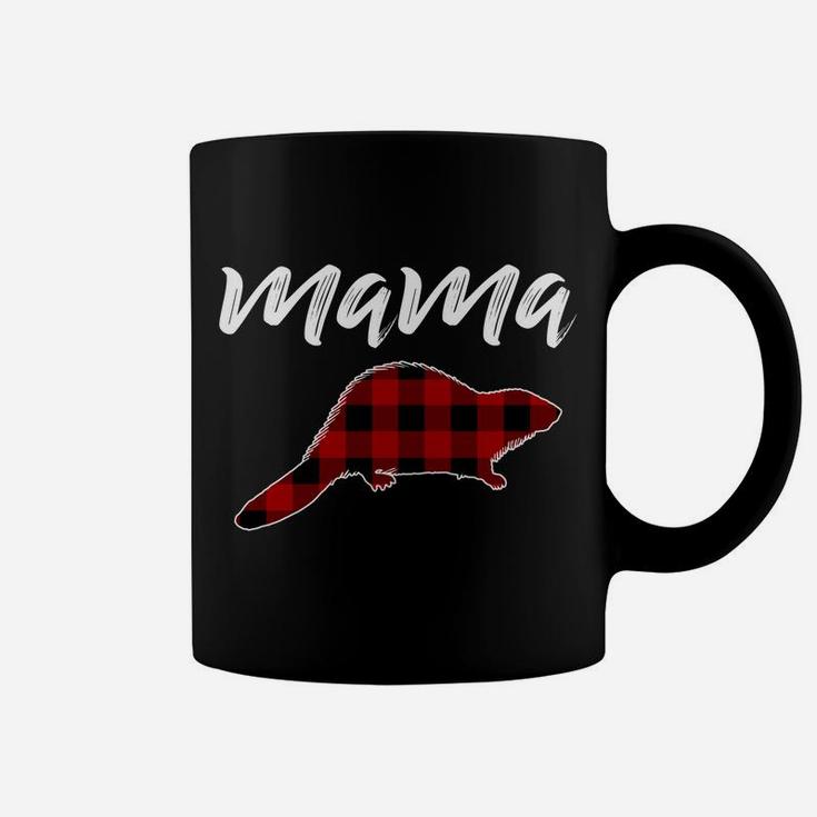 Womens Mama Beaver Mama Beaver Plaid Coffee Mug