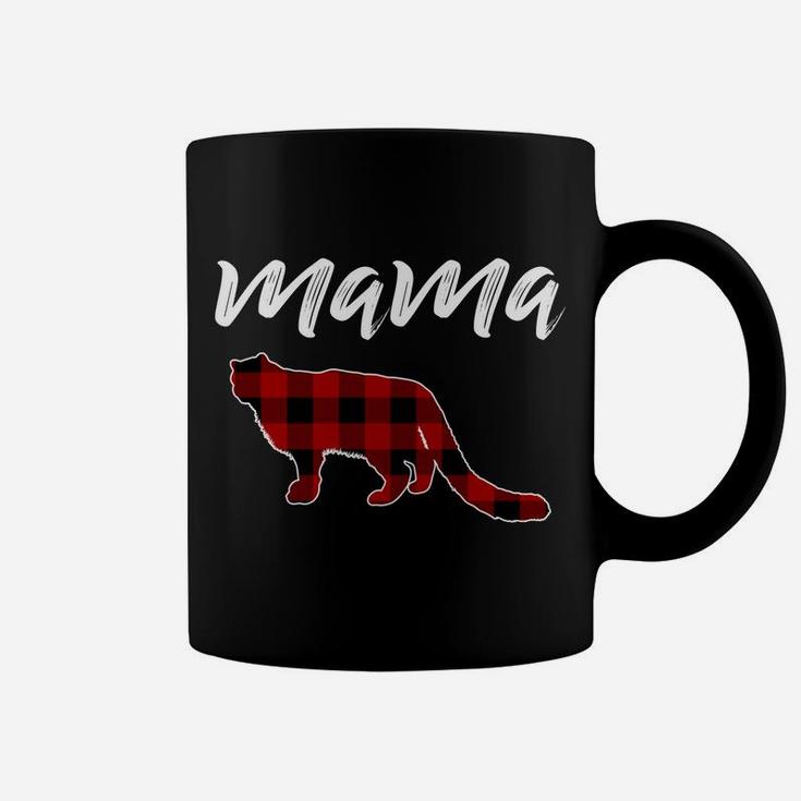 Womens Mama Snow Leopard Mama Snow Leopard Plaid Coffee Mug