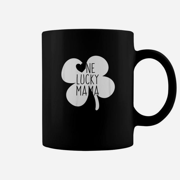 Womens St Patricks Day Mommy And Me Outfit One Lucky Mama Mom Coffee Mug