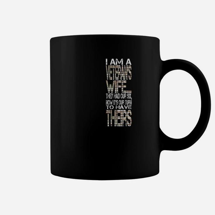 Womens Veterans Wife Got Your Six Coffee Mug