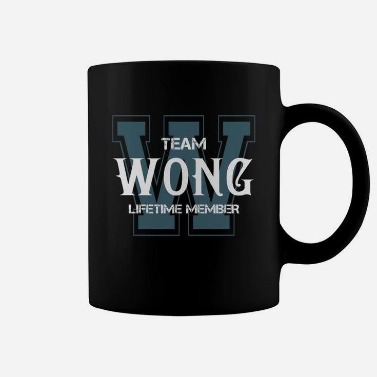 Wong Shirts - Team Wong Lifetime Member Name Shirts Coffee Mug