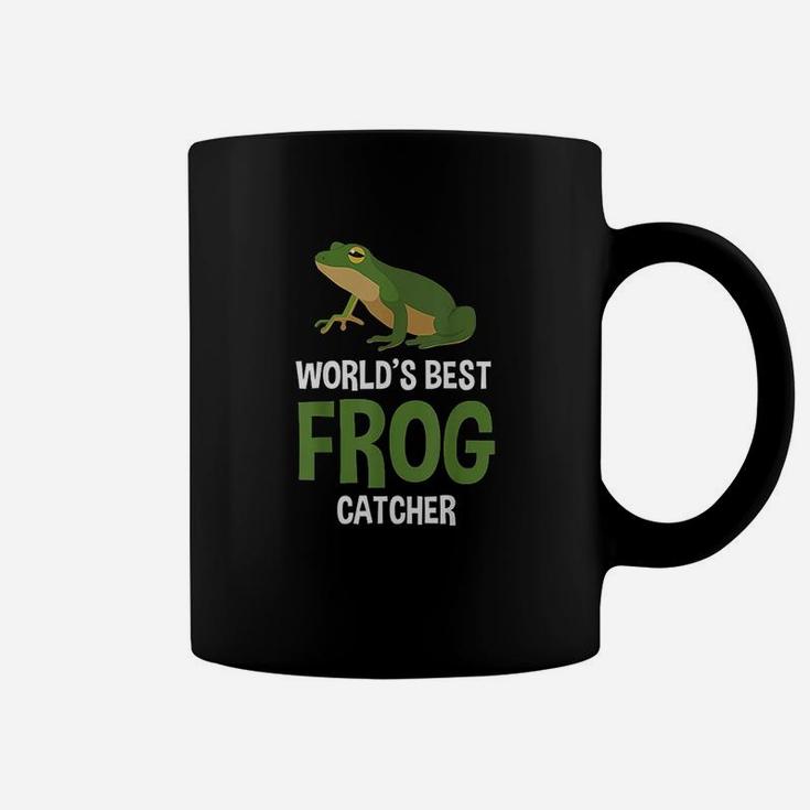 Worlds Best Frog Catcher Gift Boys Girls Kids Frog Hunter Coffee Mug