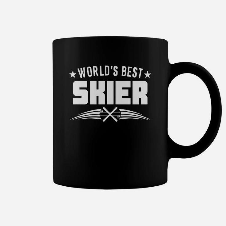 World's Best Skier Skiing T-shirt Coffee Mug