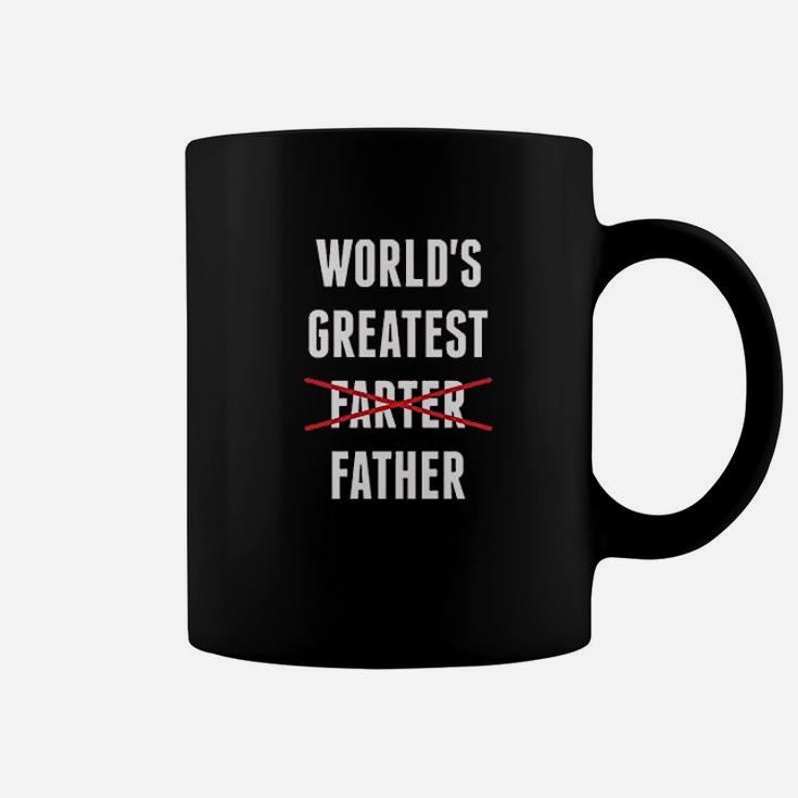 Worlds Greatest Farter I Mean Father Funny Dad Gifts Coffee Mug