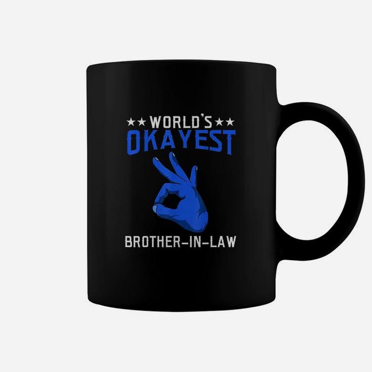 Worlds Okayest Brother In Law Family Brother In Law Coffee Mug