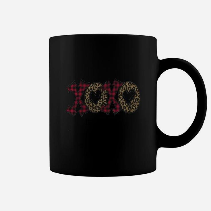 Xoxo Icu Nurse Red Buffalo Leopard Plaid Proud Nurse Job Title Coffee Mug