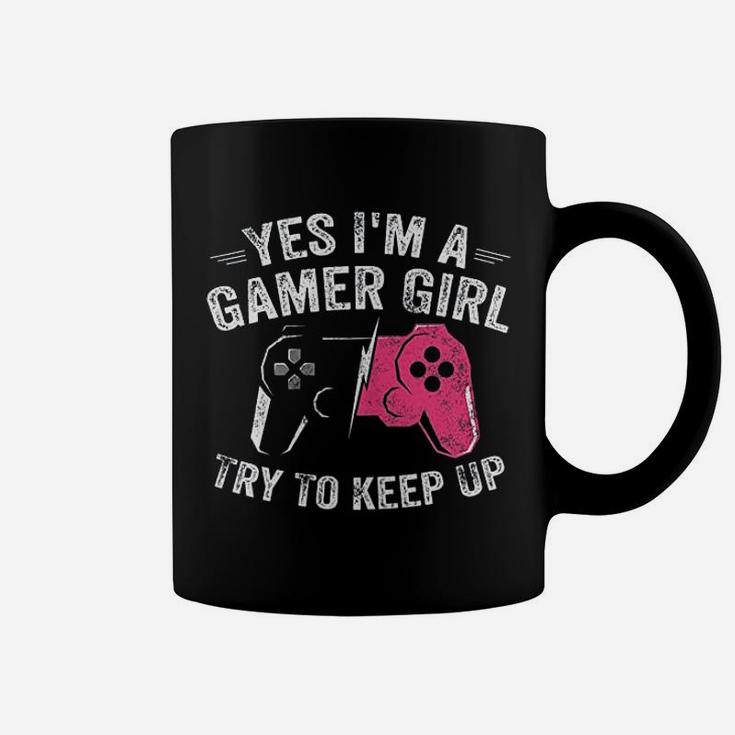 Yes I Am A Gamer Girl Funny Video Gamer Gift Gaming Lover Coffee Mug