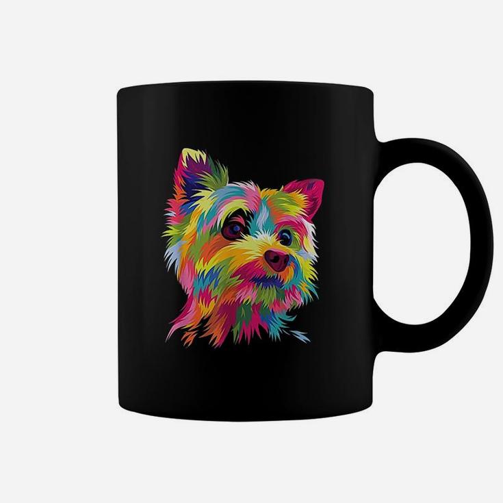 Yorkshire Terrier Funny Yorkie Pop Art Popart Dog Coffee Mug
