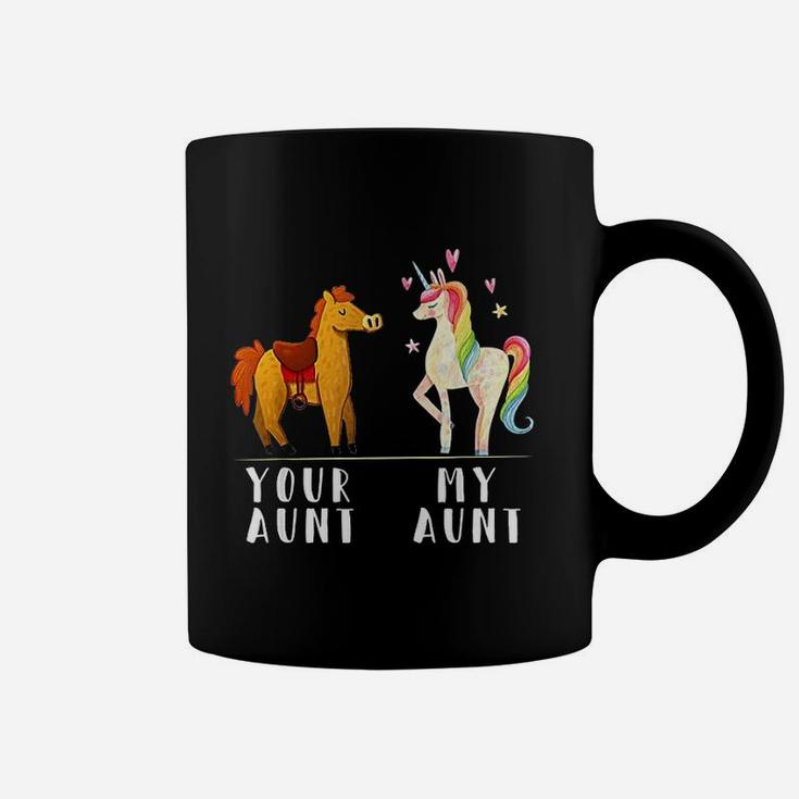 Your Aunt My Aunt Funny Niece Auntie Unicorn Coffee Mug