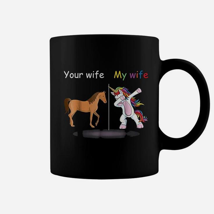 Your Wife My Wife Dabbing Unicorn Funny Gift Coffee Mug
