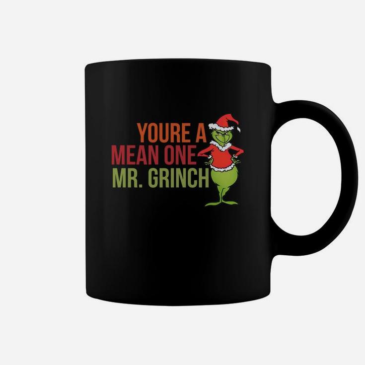 Youre A Mean One Mr Grinch Ugly Christmas Sweater Coffee Mug