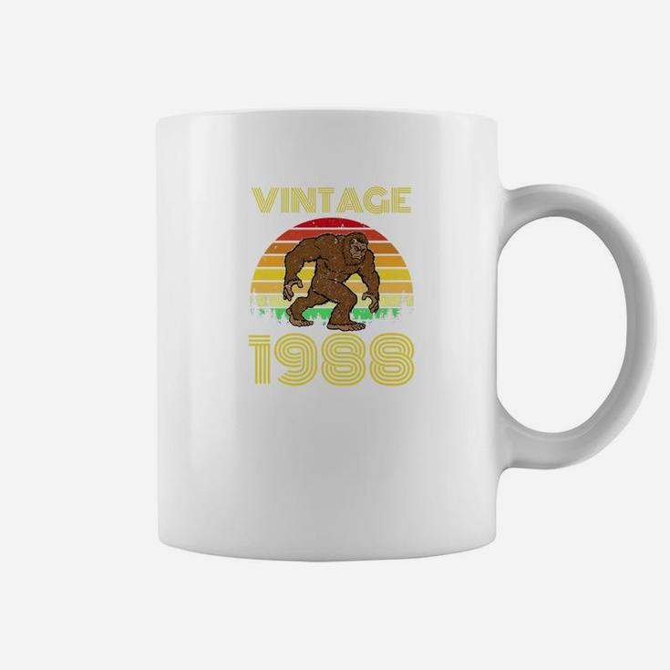 1988 34th Birthday Vintage Bigfoot 34 Years Old Gift  Coffee Mug