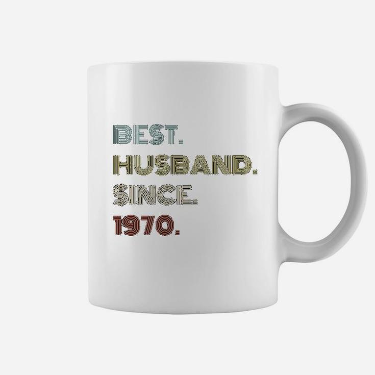 51st Wedding Anniversary Best Husband Since 1970 Coffee Mug