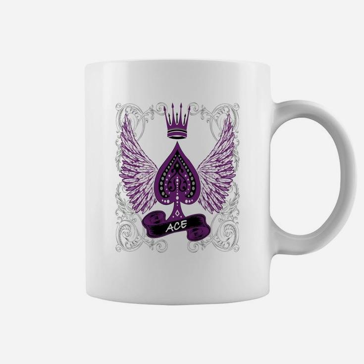 Ace Ornate Lgbt Asexual Pride T-shirts Coffee Mug