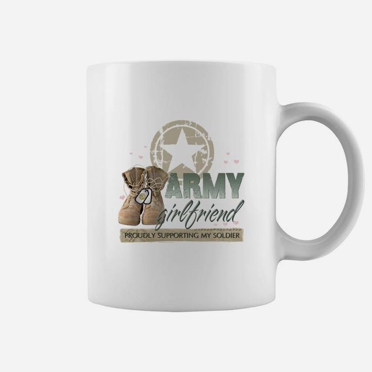 Army Girlfriend Supporting, best friend gifts, birthday gifts for friend, gifts for best friend Coffee Mug