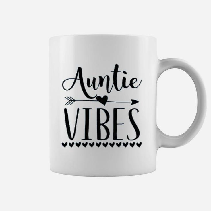 Aunt Vibes Funny Aunt Mothers Day Coffee Mug