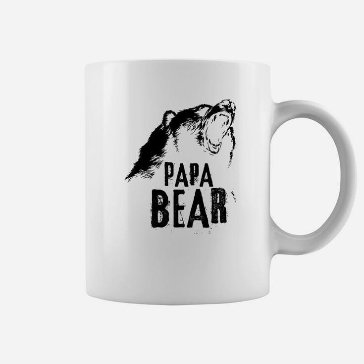 Awesome Gift On Father Papa Bear Coffee Mug