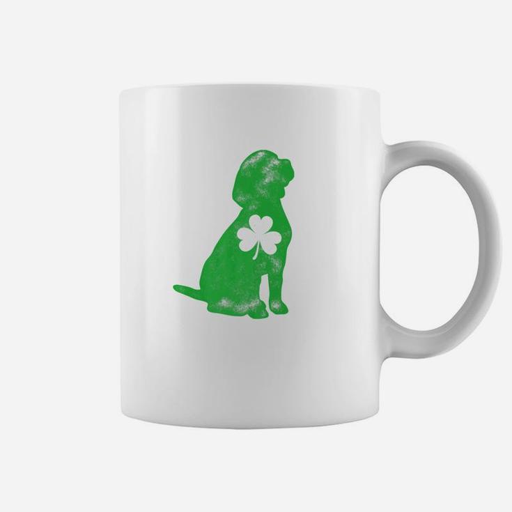 Beagle St Patricks Day Men Women Dog Lover Shamrock Coffee Mug