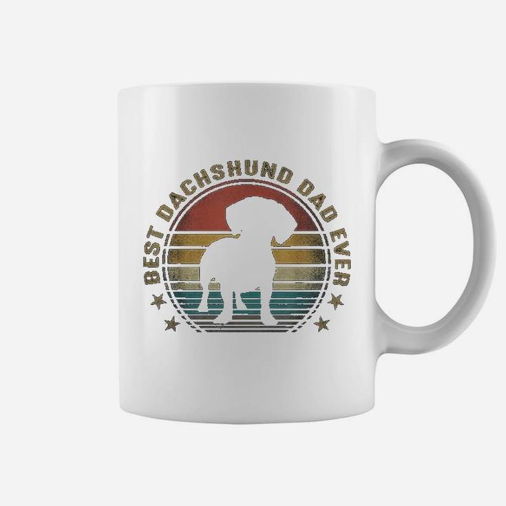 Best Dachshund Dad Ever Funny Fathers Day Gifts For Dad Coffee Mug