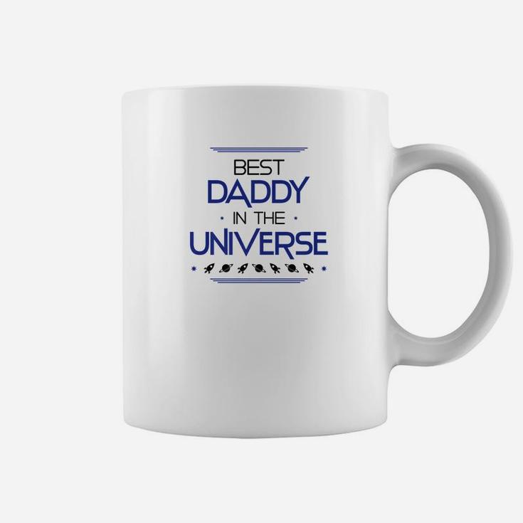 Best Daddy In The Universe Fathers Day Gifts Space From Kids Premium Coffee Mug