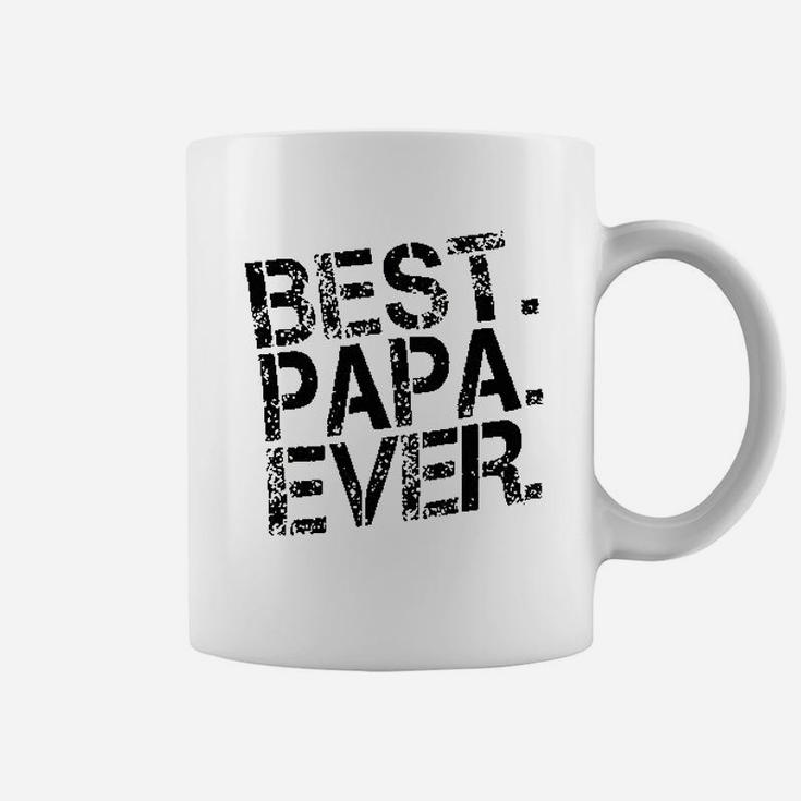 Best Papa Ever Worlds Best Dad Crewneck Coffee Mug