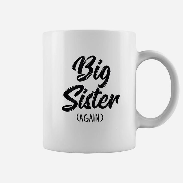 Big Sister Again For Girls Kids Toddler Gift Big Sis Coffee Mug