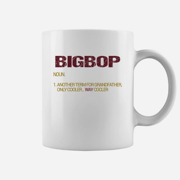 Bigbop Funny Grandfather Definition Distressed Retro Men Gift Coffee Mug