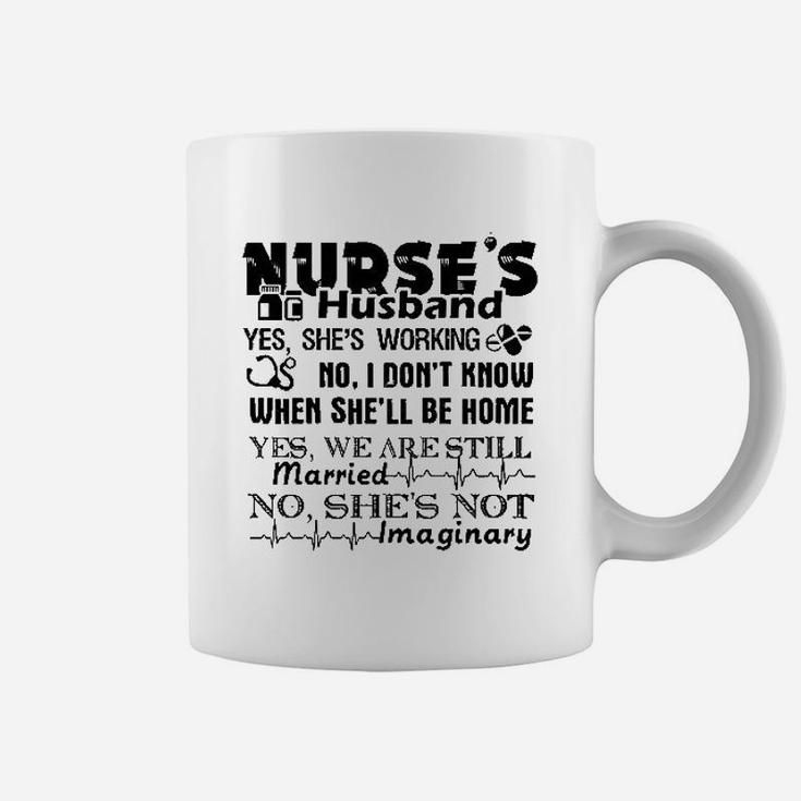 Bigs Nurses Husband, funny nursing gifts Coffee Mug