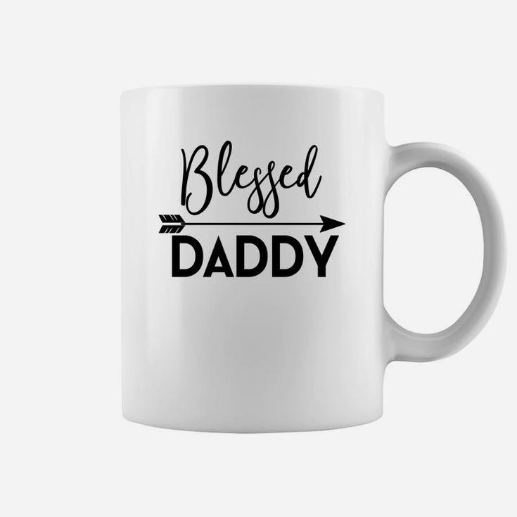 Blessed Daddy Men Fathers Day Expecting Dad Gift Coffee Mug