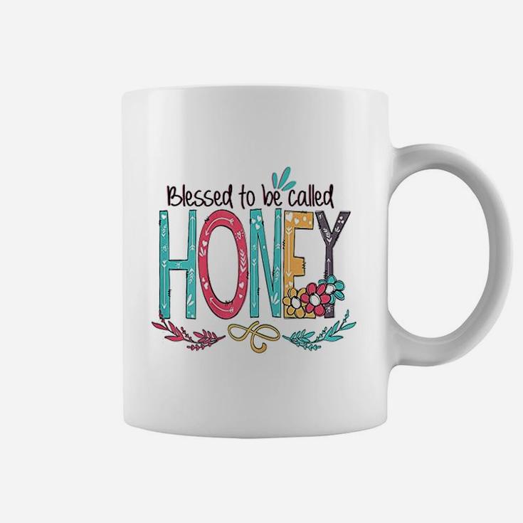 Blessed To Be Called Honey Colorful Gifts Grandma Coffee Mug
