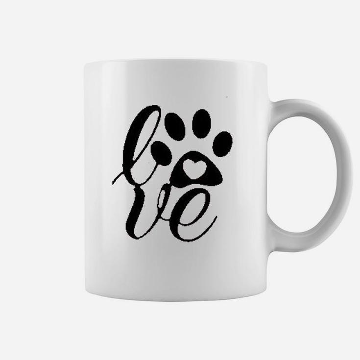 Blouse Dog Paw Love Coffee Mug