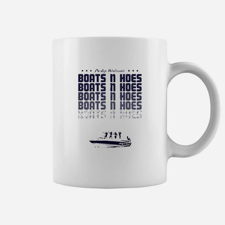 Boats Hoes Boat Step Brothers Funny Dad Boating Coffee Mug